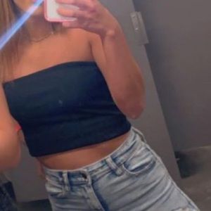 American Eagle black tube top